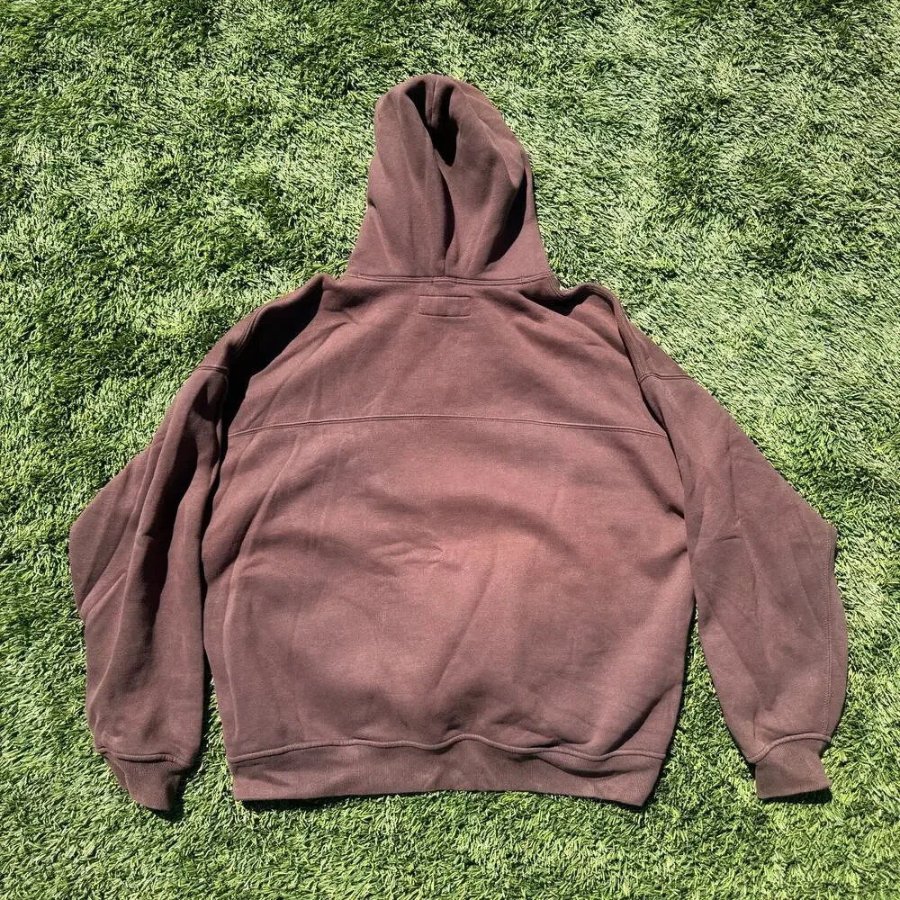 Brown Abercrombie Hoodie Men's L